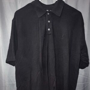 Men's Black Golf Shirt | PGA Tour Collection | Medium